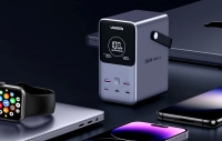 Павербанк 48000mAh Ugreen PB770, 2x USB + 4x USB-C, 300 Вт (сірий)