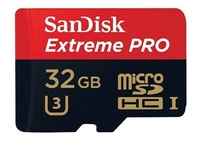 SanDisk Extreme PRO microSDHC 32GB memory card
