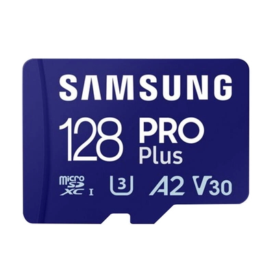Samsung PRO Plus micro SDXC memory card 128 GB U3 A2 V30