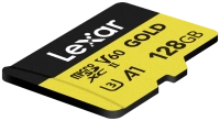 Karta pamięci Lexar microSDXC GOLD UHS-II/C10/A1/U3 R280/W100 (V60) 128GB