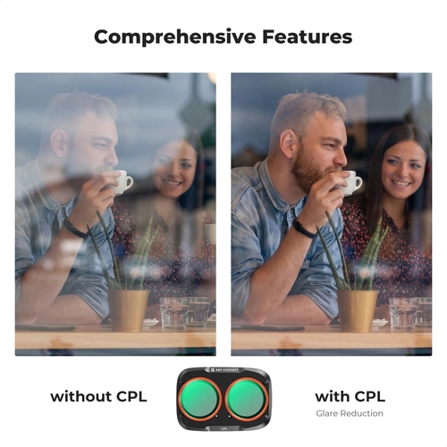 CPL-фільтр марки K&F; Concept для камери «DJI» Osmo Pocket 4P