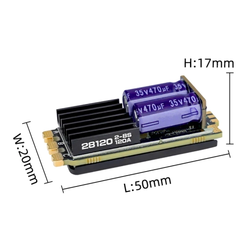 SEQURE 28120 ESC 2-8S 120A ( AM32 ) + BEC 10A