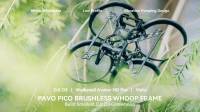 Rama Whoop bezszczotkowa Pavo Pico (przezroczysta - szara)