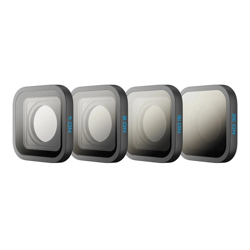 Zestaw 4 Filtrów Szarych ND4, ND8, ND16, ND32 do GoPro HERO 13 Black
