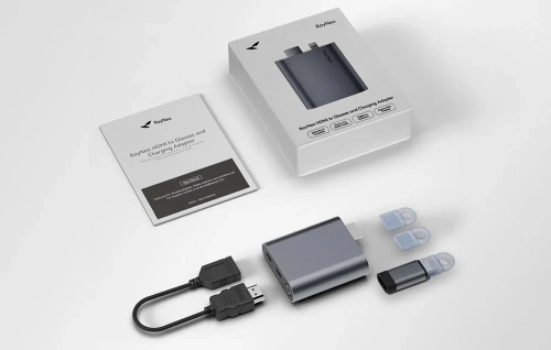 Adapter HDMI do USB-C do ładowania okularów AR RayNeo