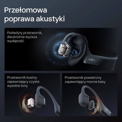 Słuchawki Shokz OpenRun Pro 2 Mini Black - OUTLET