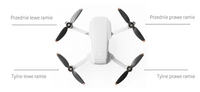 Przednie lewe ramię z silnikiem do DJI Mini 2