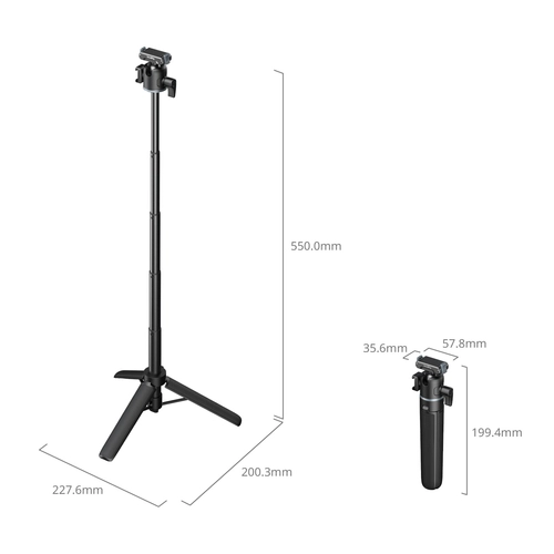SmallRig 5435 sports camera tripod