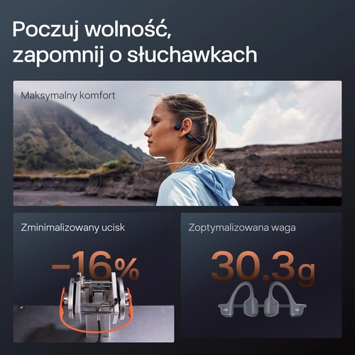 Słuchawki Shokz OpenRun Pro 2 Mini Black - OUTLET