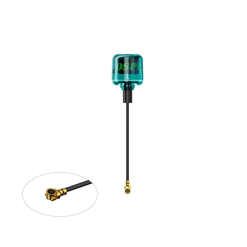 Антена FlyFishRC OSPREY 5,8 ГГц IPEX 40 мм LHCP, блакитного кольору