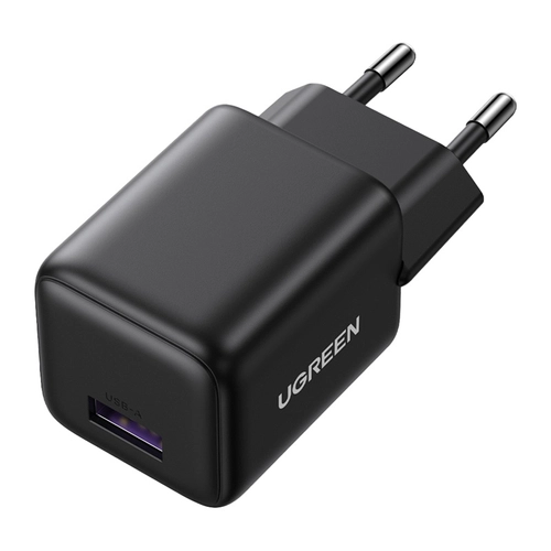 Мережевий зарядний пристрій Ugreen X518 USB, GaN, 18 Вт (чорний)