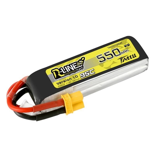 Акумулятор Tattu R-Line 550mAh 7.4V 95C 2S1P XT30