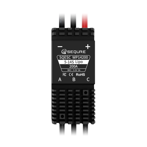 SEQURE SQESC WP14200 IP68 ESC 5-14S Lipo 200A (WP14200 C)