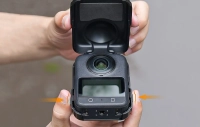Sunnylife plastic protective case - semi-open for DJI Osmo 360 (black)