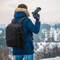Puluz Waterproof photo backpack (black) 