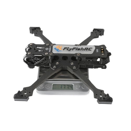 FlyFishRC Volador II VX5 O3 FPV Freestyle T700 (czarny)