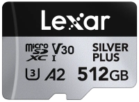 Lexar microSDXC Silver Plus 1066x UHS-I/U3/A2/4K R205/W150 (V30) 512GB