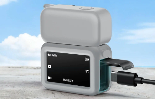 Silikonowe etui ochronne Puluz dla DJI Osmo Nano (Szare)