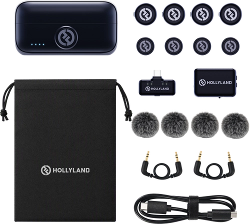 Hollyland LARK M3 Combo 4TX&2RX USB-C Wireless Microphone
