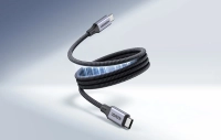 Магнітний кабель USB-C до USB-C Ugreen L520, 100 Вт PD, 1 м (сірий)