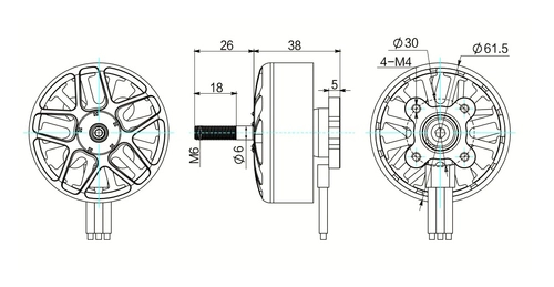 Pilotix 5315 380KV Motor