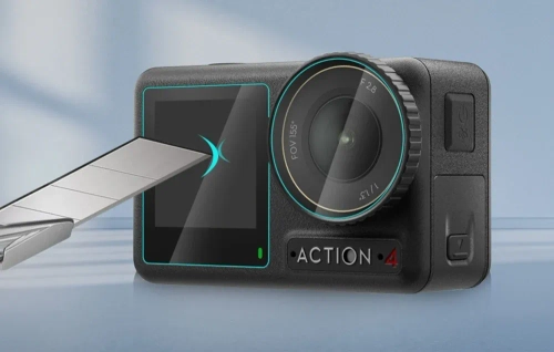 Загартоване скло Puluz дляDJIOsmo Action 4 (прозоре)