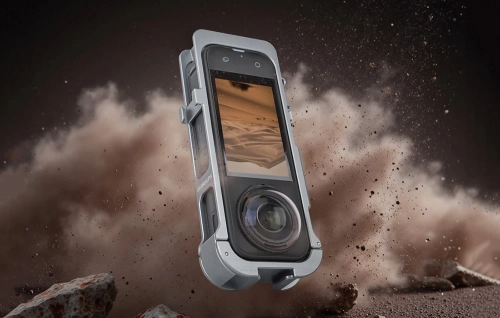 Металева магнітна рамка Sunnylife з силіконовою кришкою об'єктива для Insta360 X5