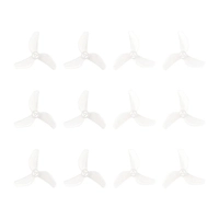 Gemfan 1207 3-Blade Propellers 1.0mm Shaft Clear Air65 II Series (12pcs)