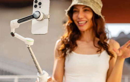 Stabilizator Insta360 Flow 2 Pro Creator Bundle (biały) - OUTLET