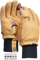 Vallerret Hatchet Natural XL Leather Photo Gloves