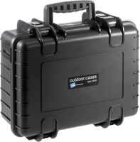 Suitcase B&amp;W type 4000 Black (pre-cut foam)