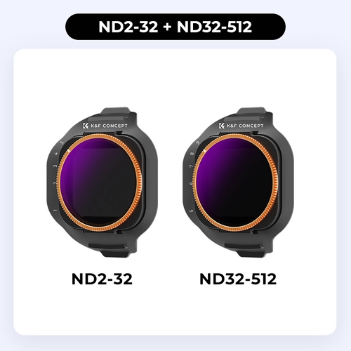 Set of 2 filters VND2-32+VND32-512 K&F Concept for drone DJI Mini 5 Pro