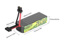 Акумулятор BetaFPV LAVA Series II 4S 580mAh 95C - 1 шт.