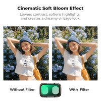 Filtr Black Mist 1/4 marki K&F Concept do kamery DJI Osmo Pocket 4P
