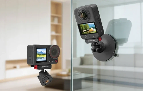 Магнітний монтажний адаптер із кульовим шарніром 360° SunnyLife для DJI Osmo 360 / Action 3 / 4 / 5 Pro
