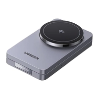 UGREEN W706 magnetic 2-in-1 wireless charger, MagSafe W706, 15W (black)
