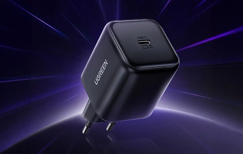 Мережевий зарядний пристрій UGREEN X524, 45 Вт, USB-C GaN (чорний) + кабель 1 м