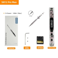 Przenośna lutownica OLED SEQURE SI012 Pro Max z 1 grotem (końcówka SI-ILS)