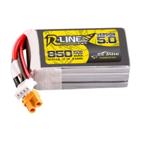 Tattu R-Line Battery Version 5.0 850mAh 3S 11.1V 150C XT30U-F