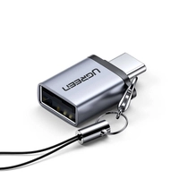 Перехідник USB на USB-C 3.1 UGREEN US270 (сірий)