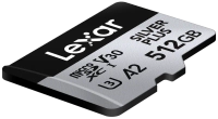 Lexar microSDXC Silver Plus 1066x UHS-I/U3/A2/4K R205/W150 (V30) 512GB