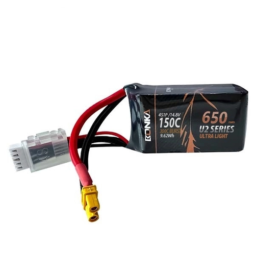 Bonka U2 650mAh 14.8V 150C 4S XT30 battery
