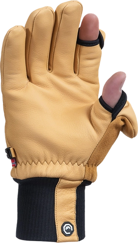 Vallerret Hatchet Natural XL Leather Photo Gloves