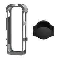 Metalowa ramka magnetyczna Sunnylife z silikonową osłoną obiektywu do Insta360 X5