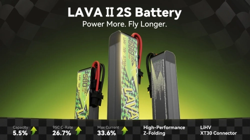 Акумулятор BetaFPV LAVA Series II 2S 680mAh 95C - 1 шт.