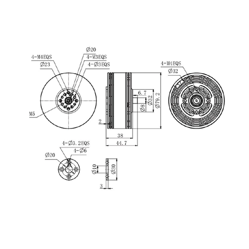 Silnik Pilotix 7215 200KV