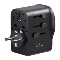 Ugreen S550 Universal Travel Adapter / Power Charger, 65W, 2x USB-C, 1x USB-A