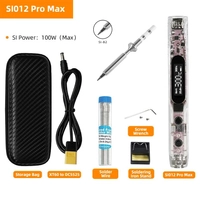SEQURE SI012 Pro Max комплект Портативний паяльник для OLED-паяльників з наконечником SI-B2