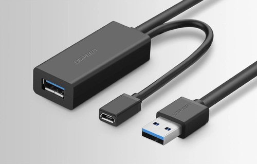 UGREEN Подовжувач USB 3.0, 10м US175 (чорний)