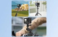 Metalowa obudowa ochronna z przyłączem zimna stopka Puluz dla DJI Osmo Action 6